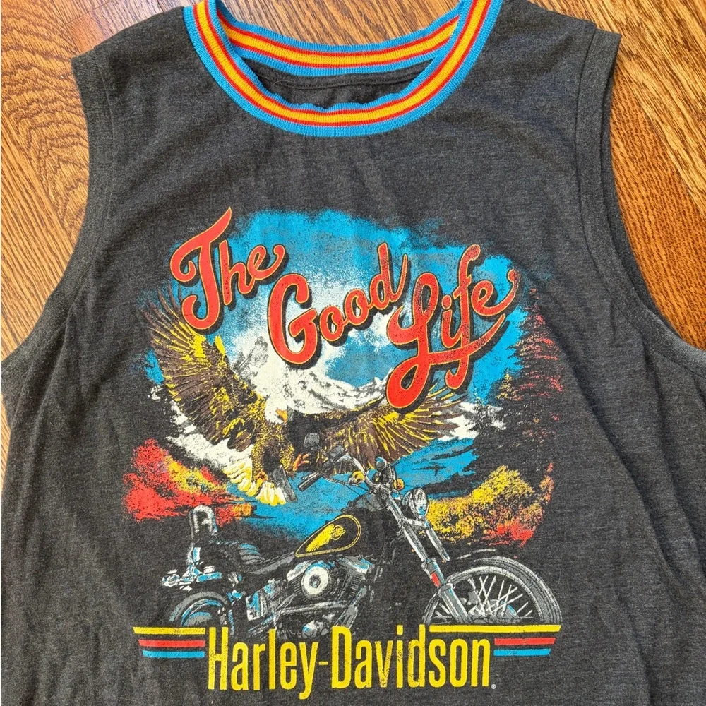 Harley-Davidson Vintage Style Women’s Tank - Picture 1 of 4